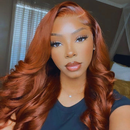 13x4 HD Lace Wig - Ginger