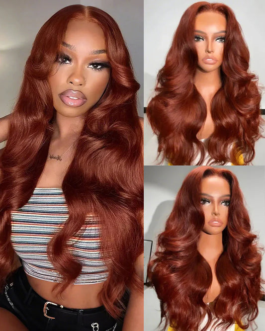 13x4 HD Lace Wig - Auburn