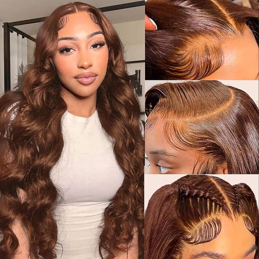 13x4 HD Lace Wig - Chocolate Brown