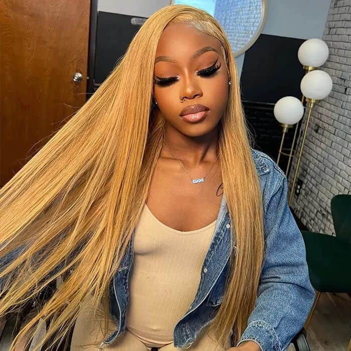 13x4 HD Lace Wig - Honey Blonde