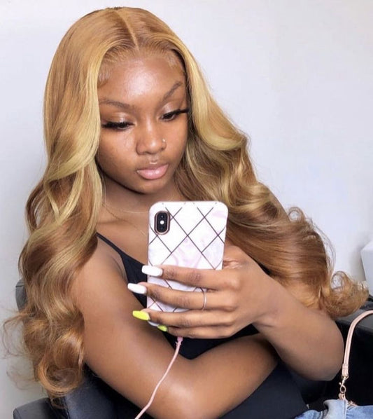 13x4 HD Lace Wig - Honey Blonde