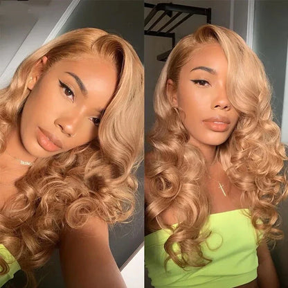 13x6 HD Lace Wig - Honey Blonde